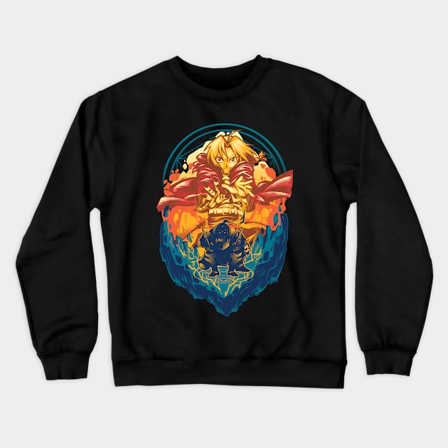 Elric Brothers-Edward Crewneck Sweatshirt by plonkbeast